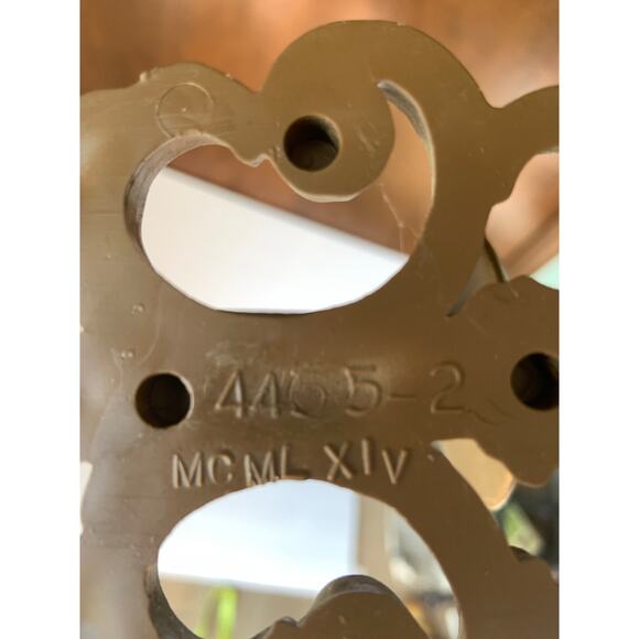 Vintage Pair Burwood Plastic Wall Sconce Candle Holders MCM Castlecore 15" - Picture 5 of 8